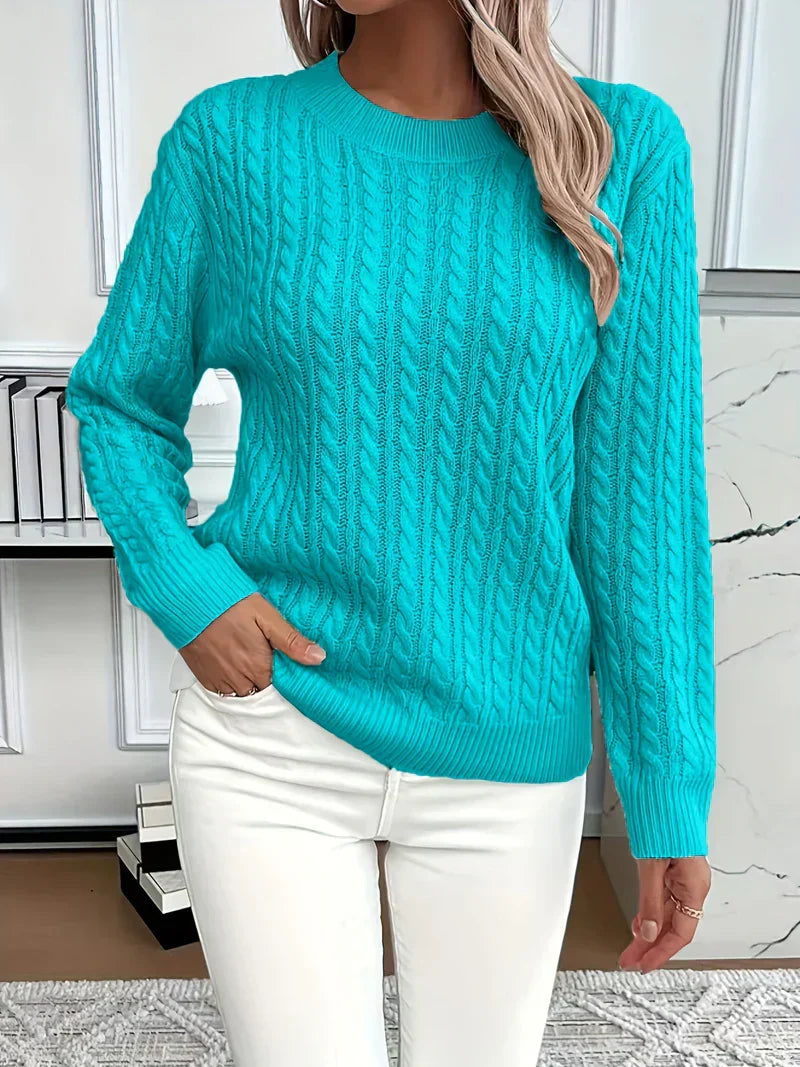 Zoe™ | Cable Knit Sweater