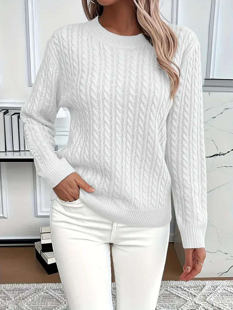 Zoe™ | Cable Knit Sweater