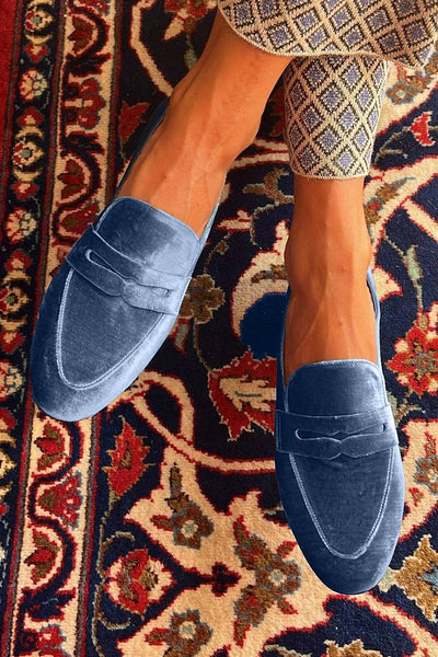 Renee™ | Classic Velvet Loafers