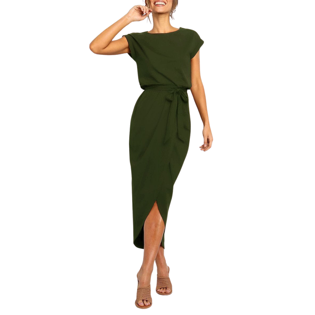 Adelina™ | Casual Midi Dress