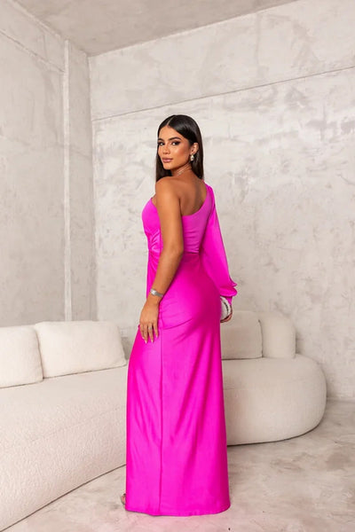 Riley™ | One-Shoulder Evening Maxi Dress