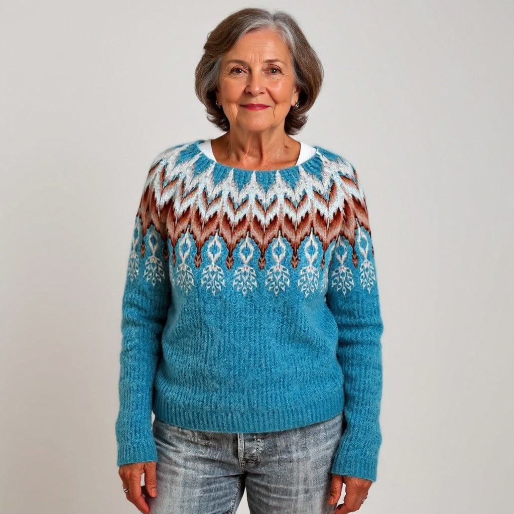 Aurora™ | Chic Icelandic Knit Sweater