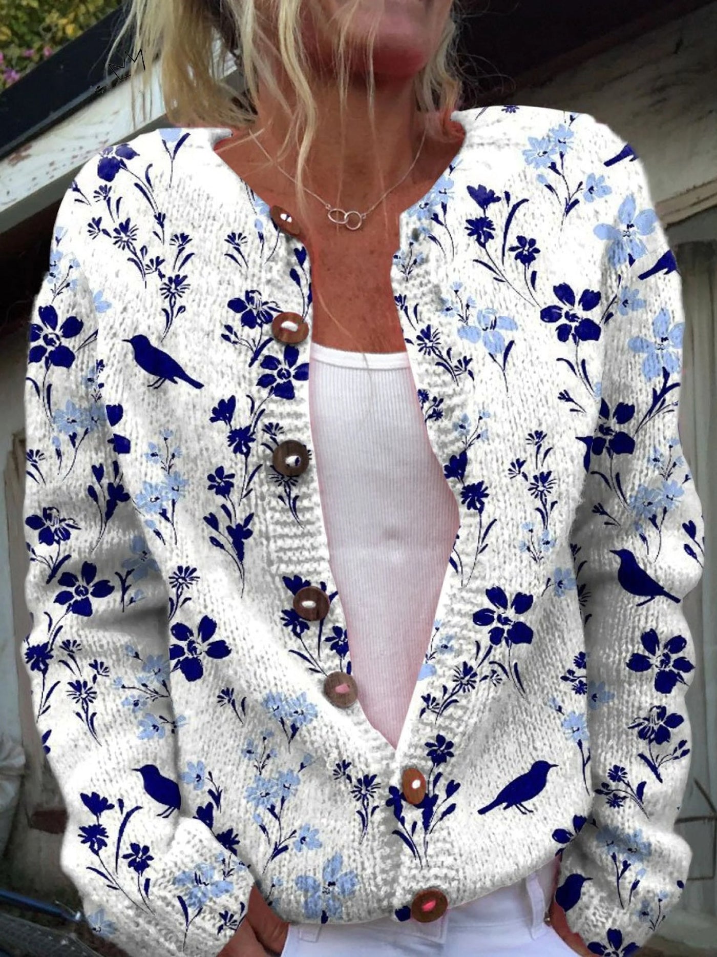 Sophia™ | Vintage Floral Print Cardigan