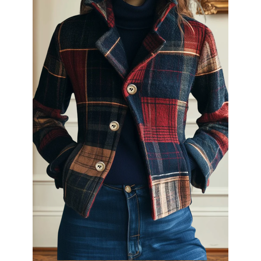 Rosalie™ | Retro Plaid Jacket