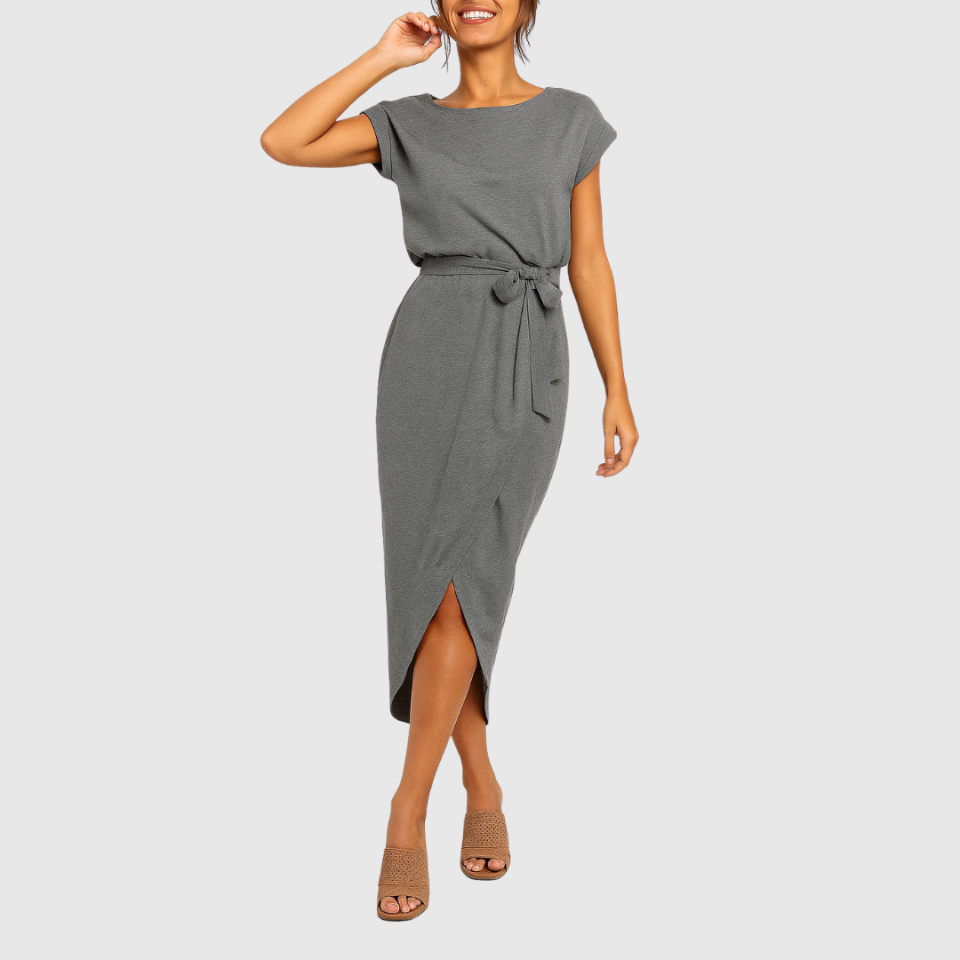 Adelina™ | Casual Midi Dress