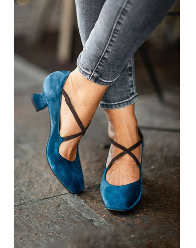 Clara™ | Elegant Strap Mid-Heels