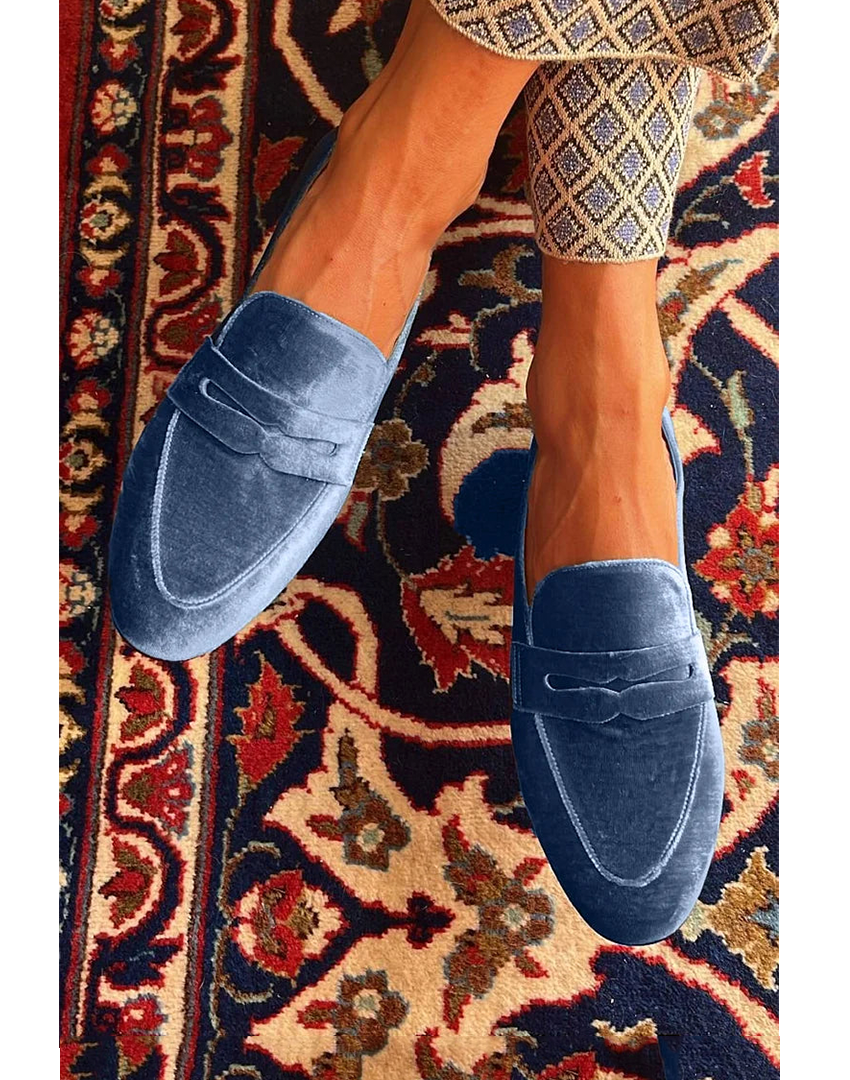 Renee™ | Classic Velvet Loafers