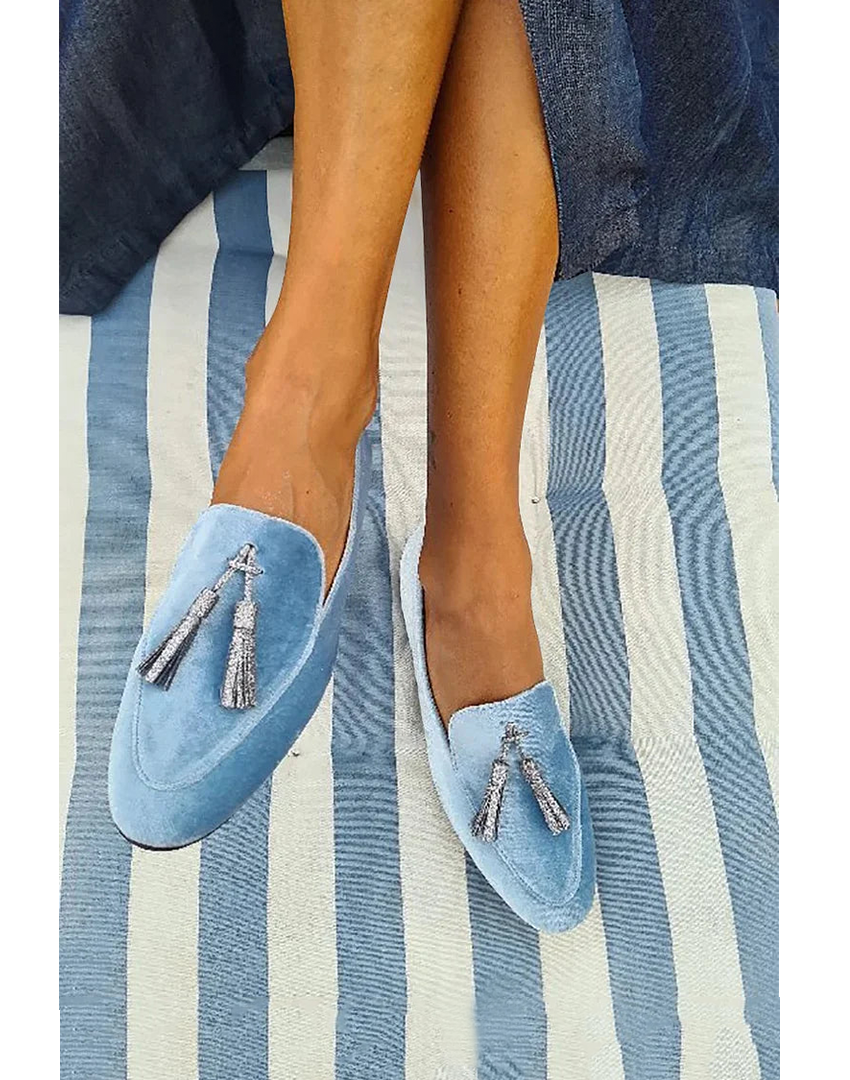 Ivy™ | Slipper with Silver Tassel