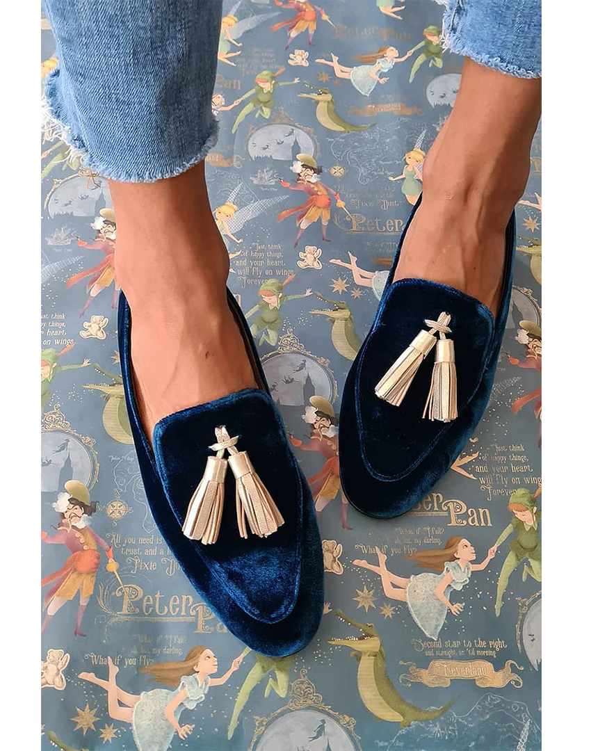 Mirella™ | Midnight Elegance Loafers