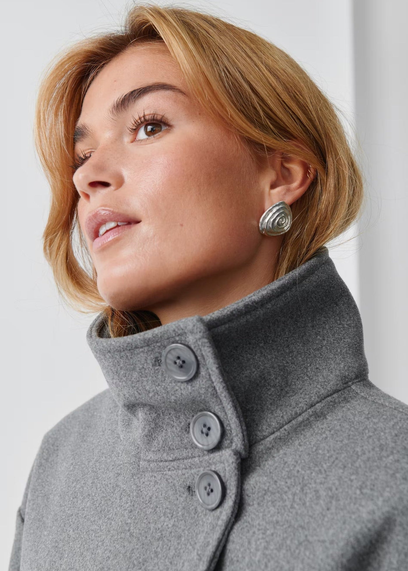 Sloan™ | High-Neck Classic Wool Coat