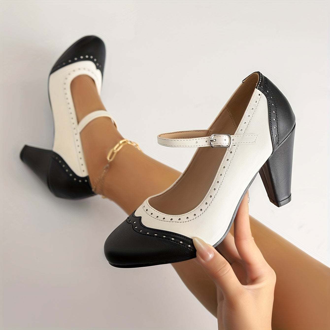 Alara™ | Orthopedic Two-Tone Heels
