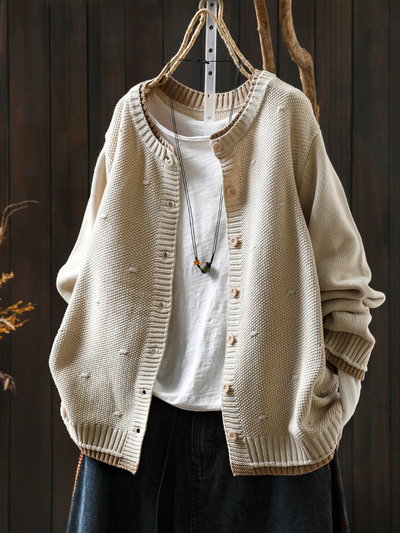 Lucia™ | Textured Knit Cardigan