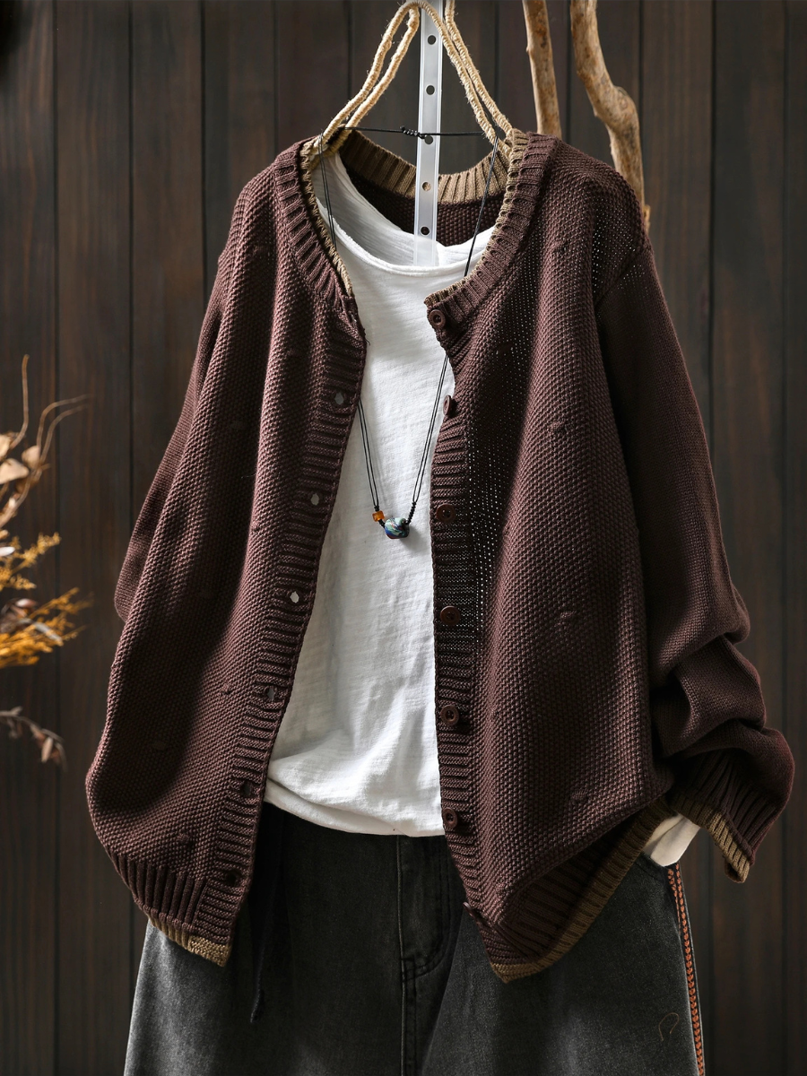 Lucia™ | Textured Knit Cardigan