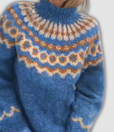 Violetta™ | Snug Turtleneck Knit Sweater