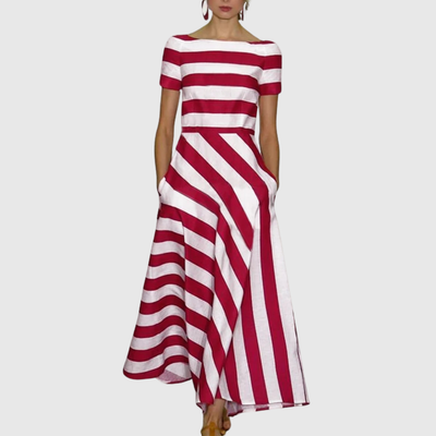 Seraphine™ | Striped Fluid Dress