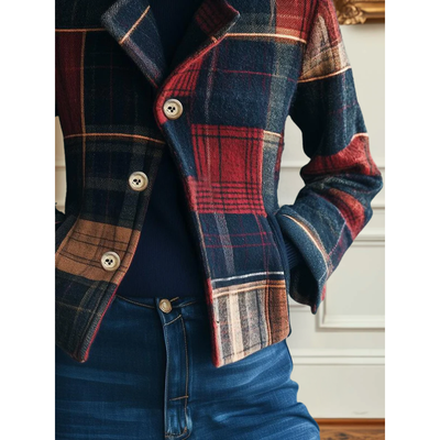 Rosalie™ | Retro Plaid Jacket