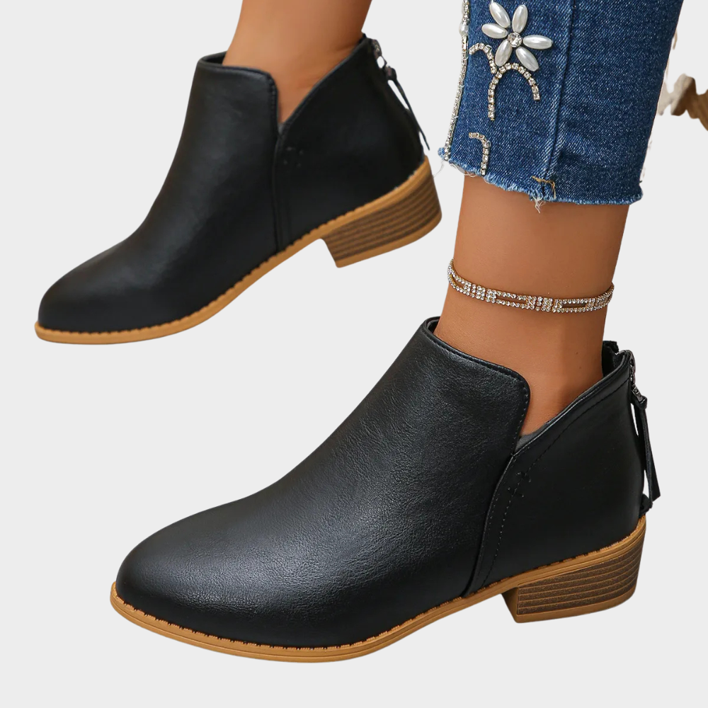 Aria™ | Elegant Low Heel Boots