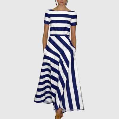 Seraphine™ | Striped Fluid Dress