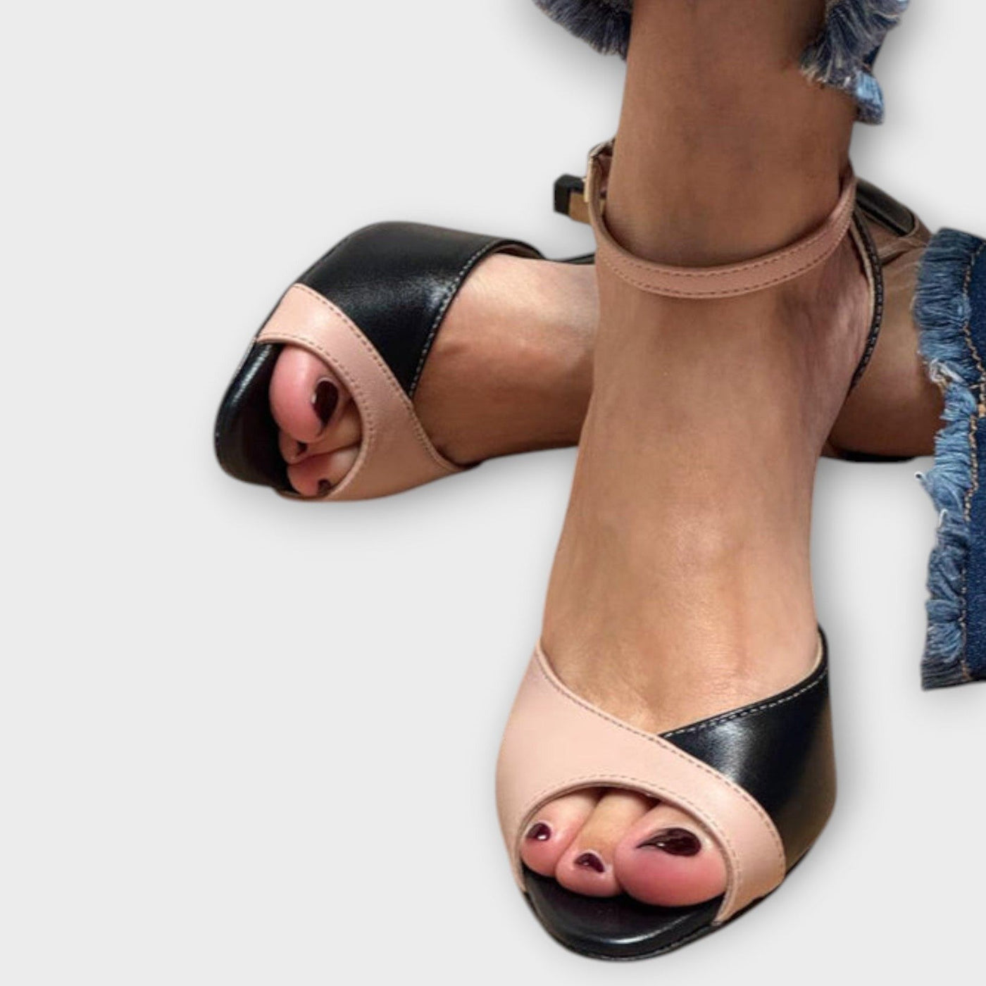 Noirella™ | Elegant Heels with Strap