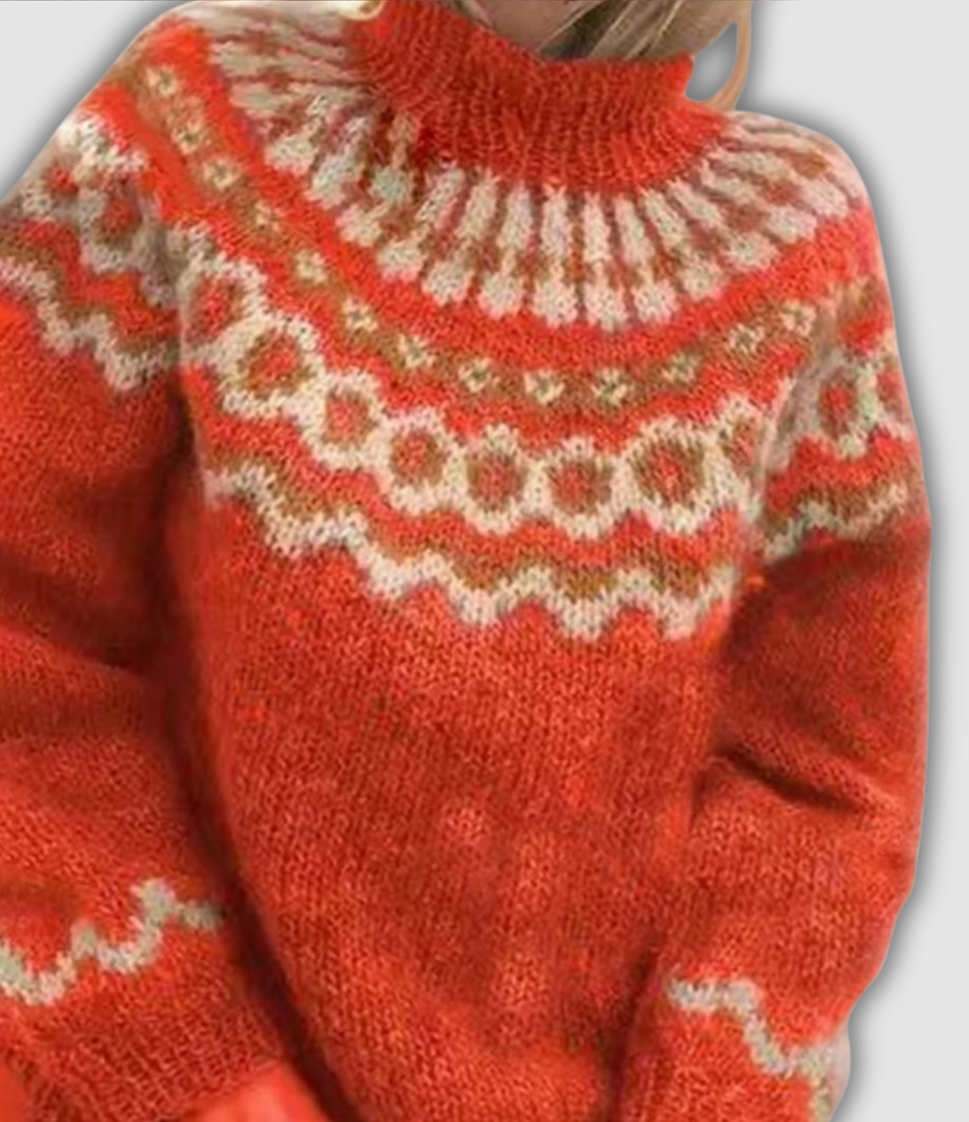 Violetta™ | Snug Turtleneck Knit Sweater