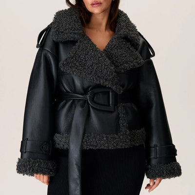 Adeline™ | Belted Fur Coat
