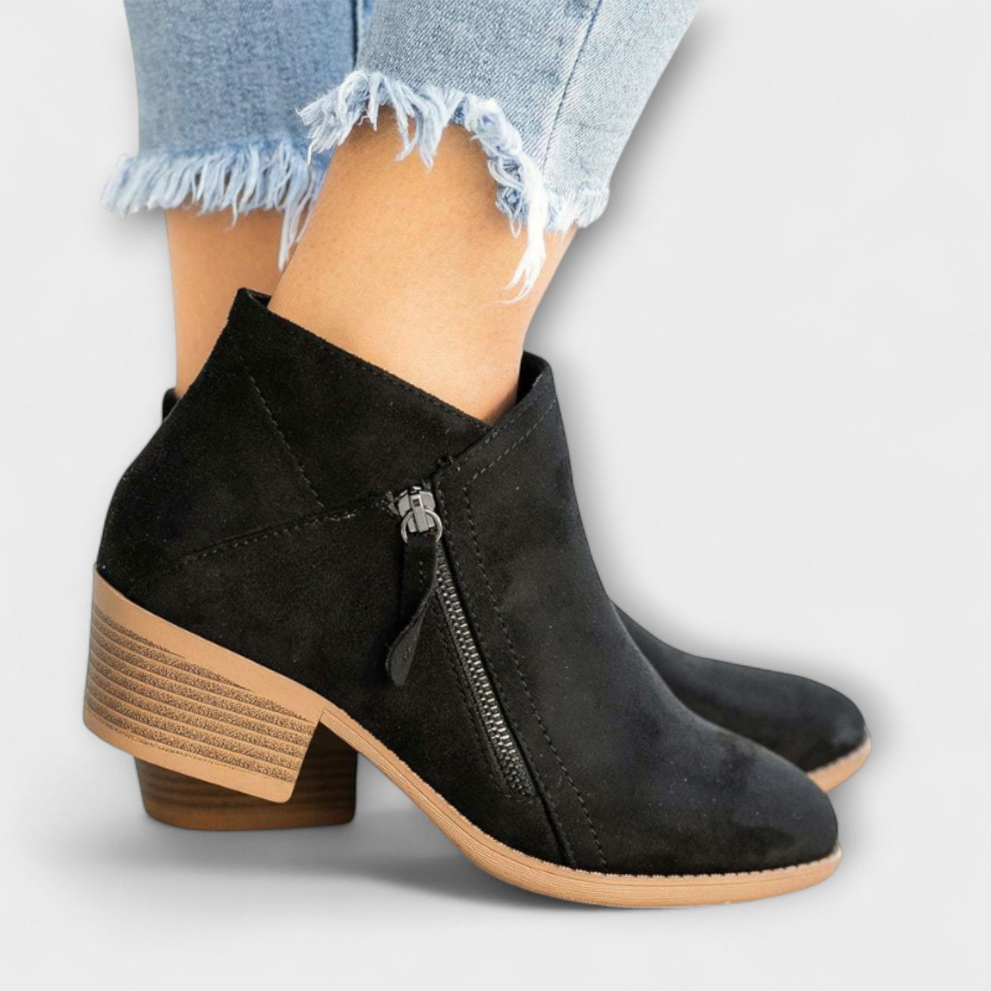 Abigail™ | Chic Wide Heel Boots