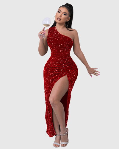Selene™ | One-Shoulder Evening Dress