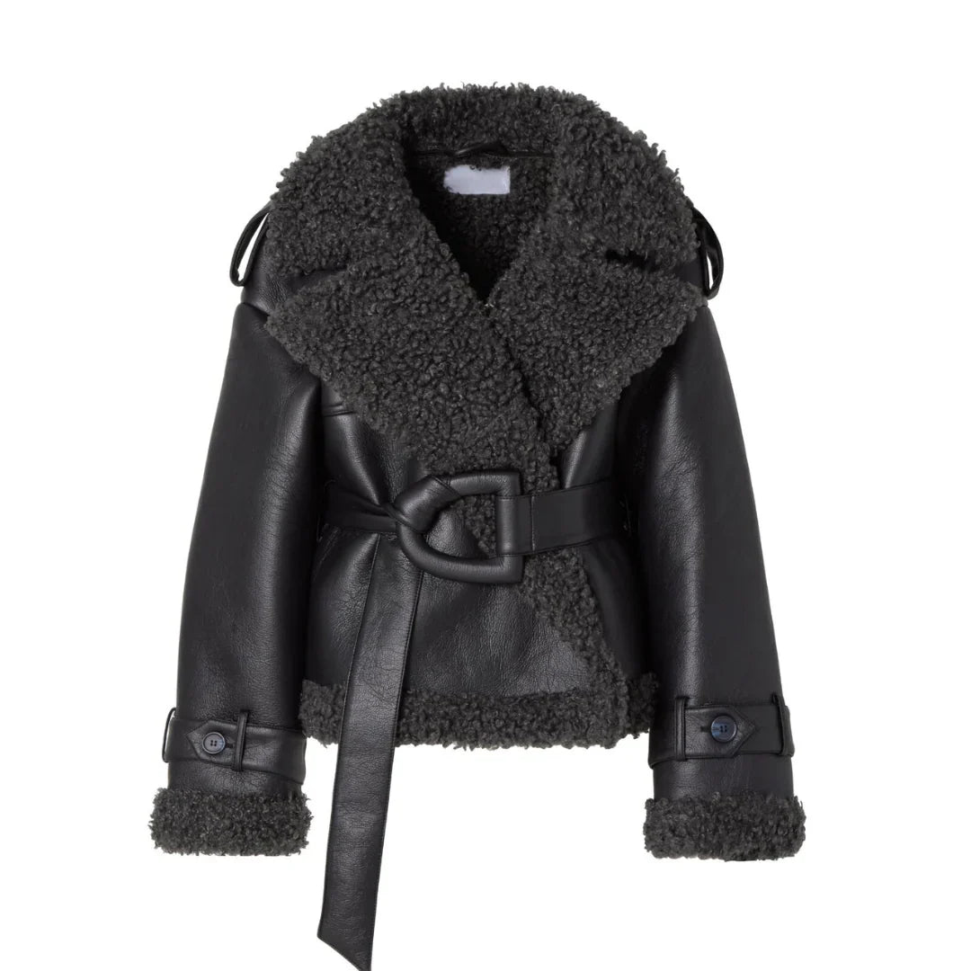 Adeline™ | Belted Fur Coat