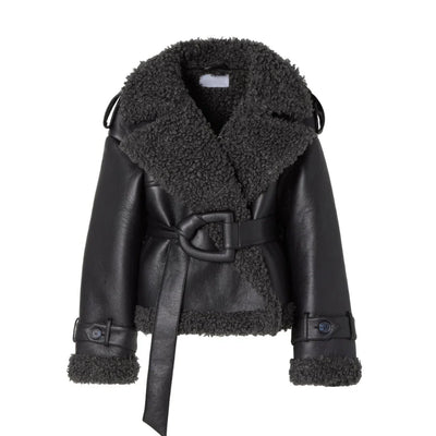 Adeline™ | Belted Fur Coat