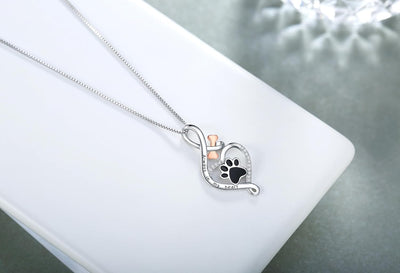Elowen™ | Lucky Paw Pendant Necklace