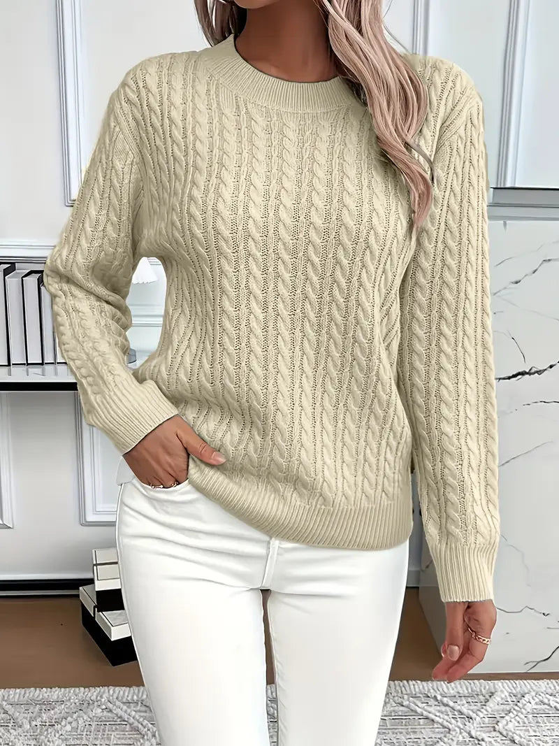 Zoe™ | Cable Knit Sweater