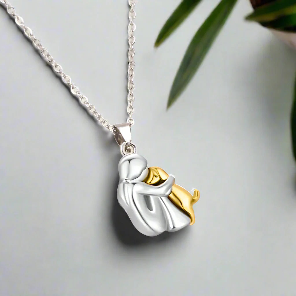 Sadie™ | Heartfelt Dog Embrace Pendant