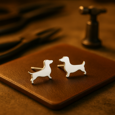 Marley™ | Dachshund Stud Earrings