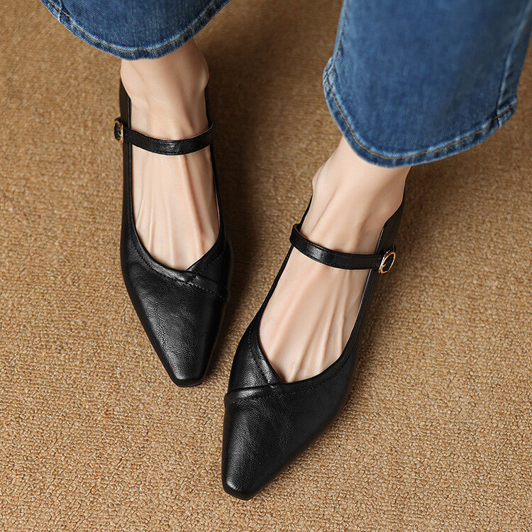 Eliza™ | Sleek Flat Sandals