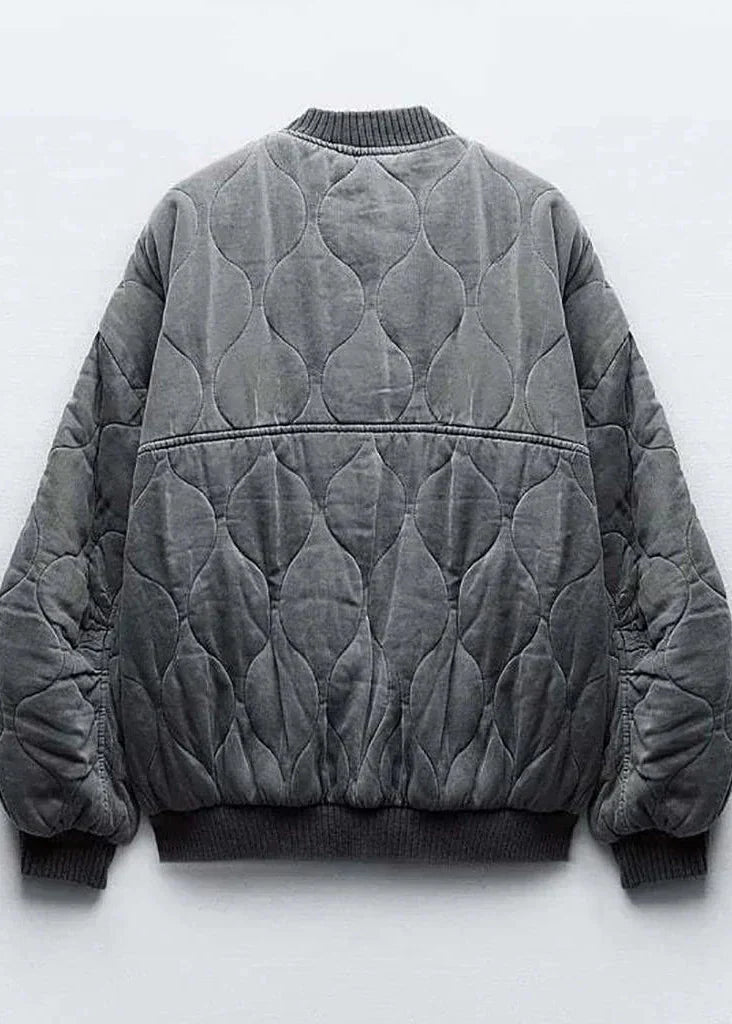 Tessa™ | Oversized Padded Bomber Jacket