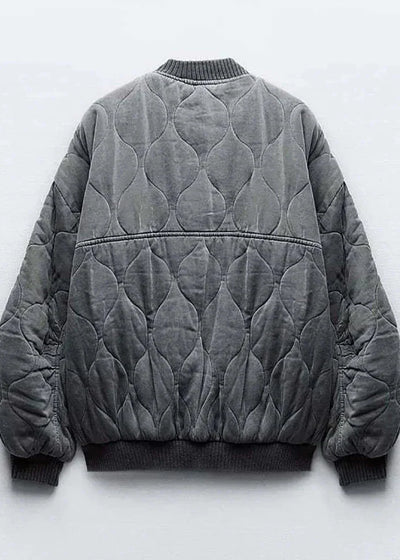 Tessa™ | Oversized Padded Bomber Jacket