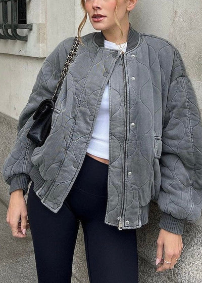Tessa™ | Oversized Padded Bomber Jacket