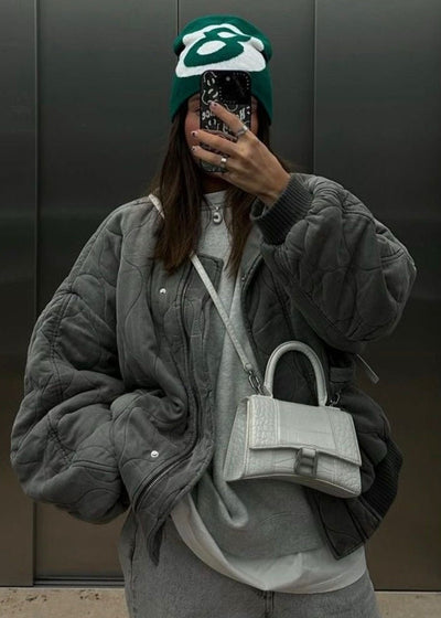 Tessa™ | Oversized Padded Bomber Jacket