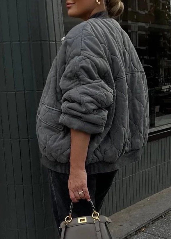 Tessa™ | Oversized Padded Bomber Jacket