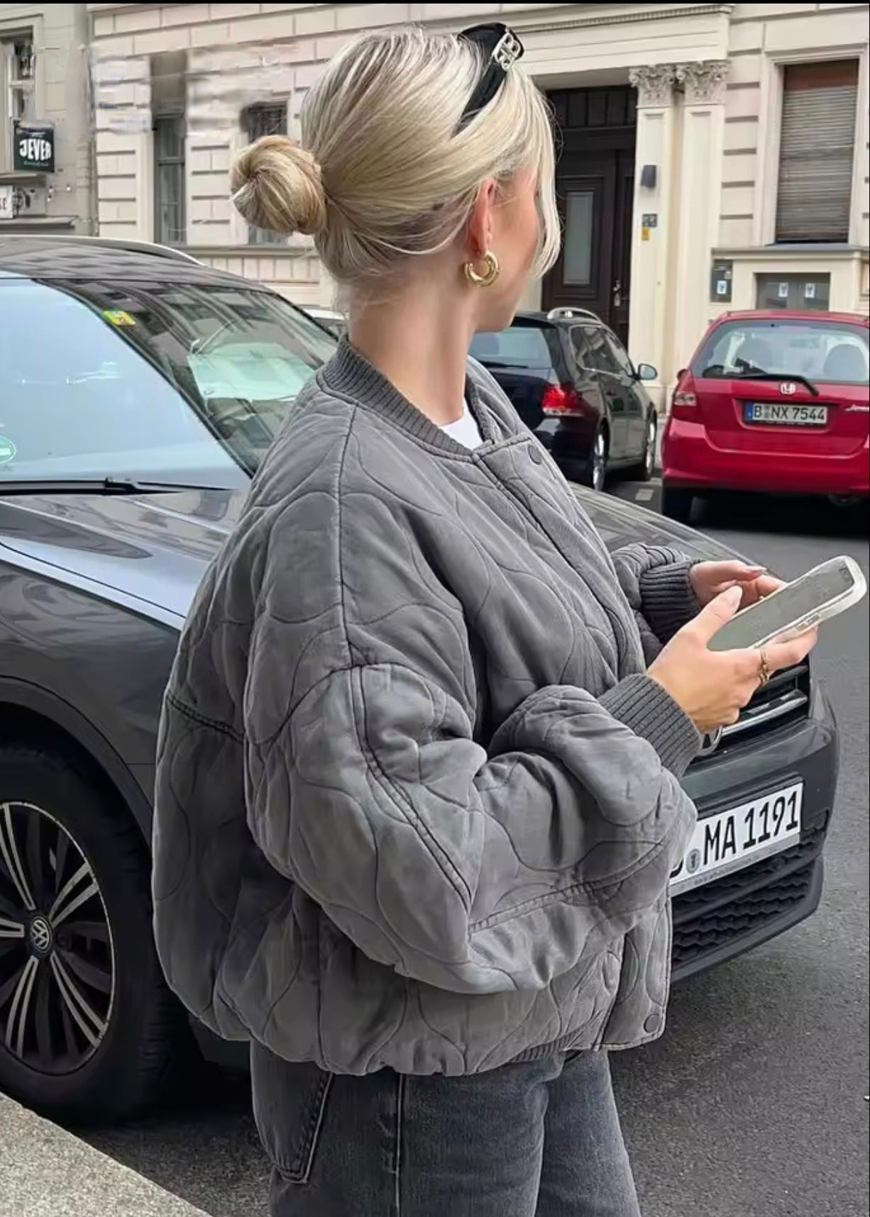 Tessa™ | Oversized Padded Bomber Jacket