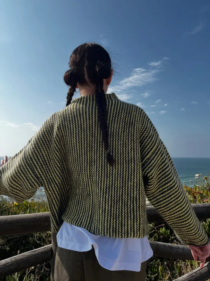 Vivienne™ | Gem-Button Knit Cardigan