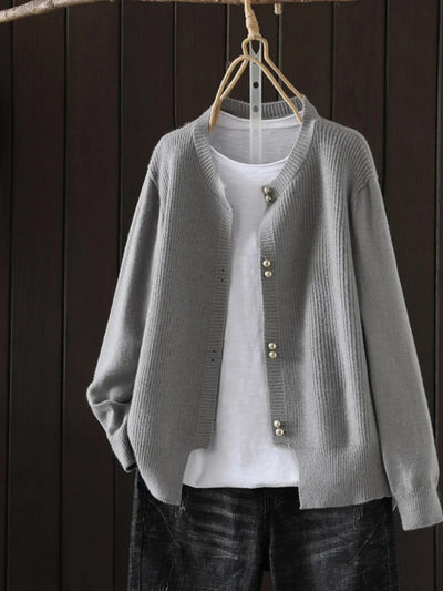 Celina™ | Pearl-Button Cardigan