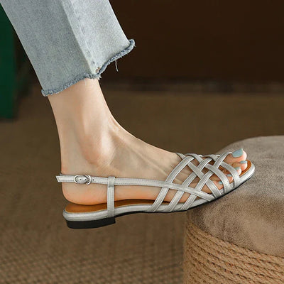 Klaire™ | Sleek Flat Sandals