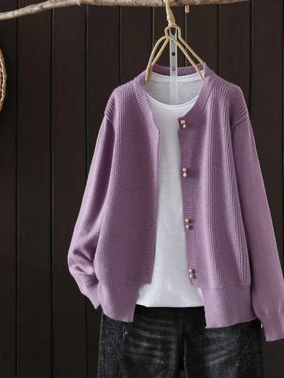Celina™ | Pearl-Button Cardigan