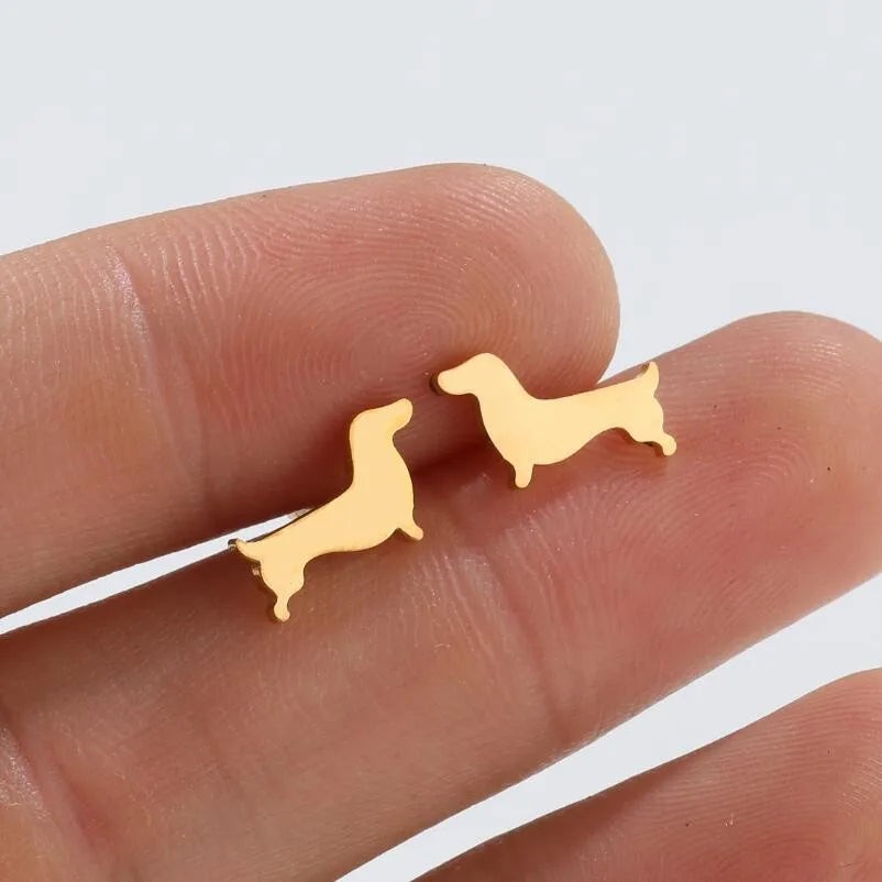 Marley™ | Dachshund Stud Earrings