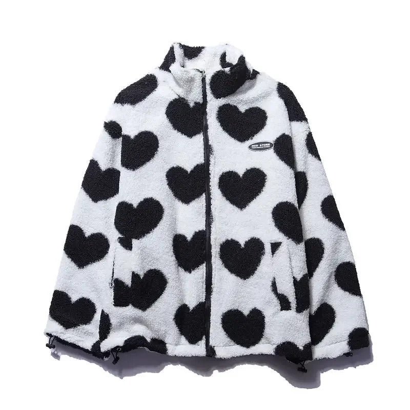 Riley™ | Reversible Heart-Pattern Jacket