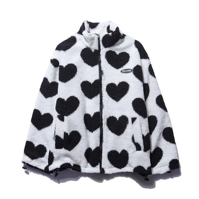 Riley™ | Reversible Heart-Pattern Jacket