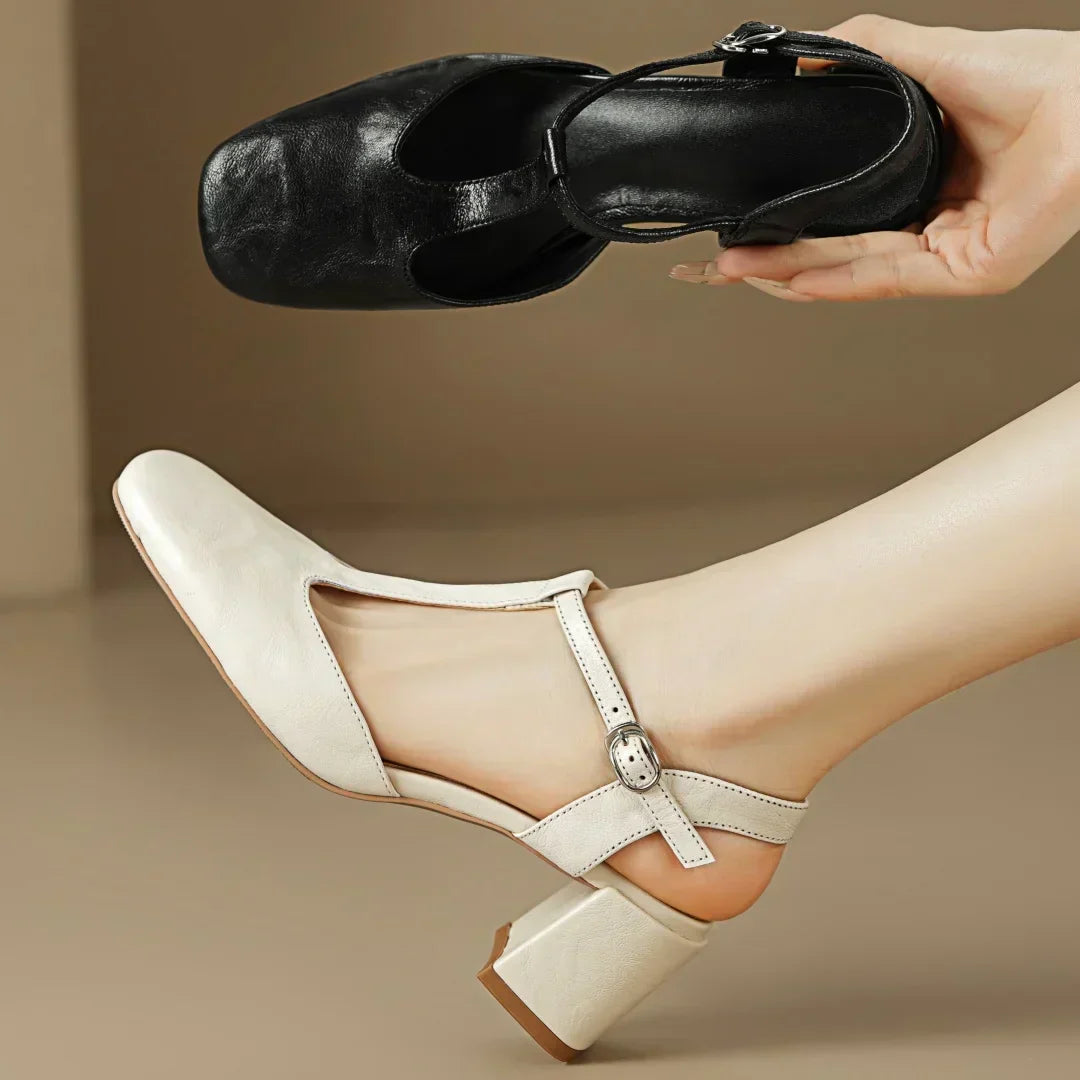 Beatrica™ | Classic Strap Heels