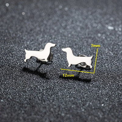Marley™ | Dachshund Stud Earrings