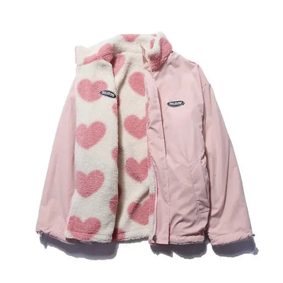 Riley™ | Reversible Heart-Pattern Jacket
